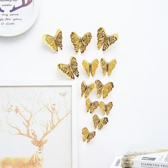 12 Pcs/Set New 3D Wall Stickers - Picture 3 of 16